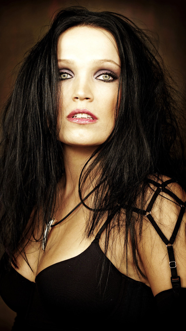 Woman long hair cross necklace free wallpaper for mobile - medium preview image