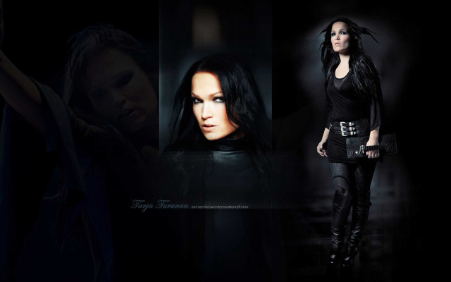 Woman black posing picture black free wallpaper for desktop - medium preview image