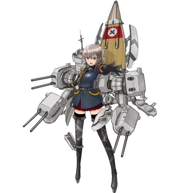 Woman uniform robot gun hand free wallpaper for tablet - medium preview image