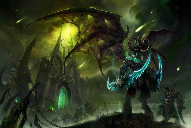 Demonic demon giant demon huge free wallpaper for desktop - medium preview image