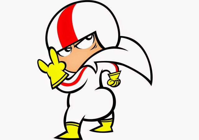 Cartoon character red white uniform free wallpaper for desktop - medium preview image