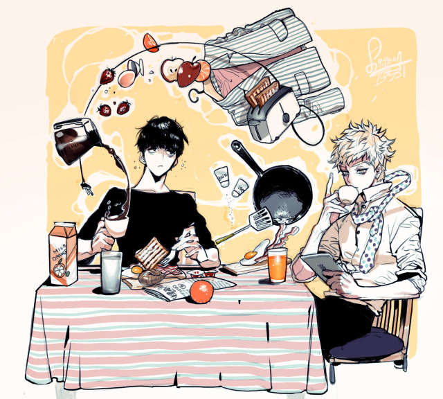 Couple people sitting table food free wallpaper for tablet - medium preview image