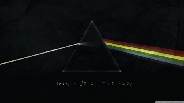 Dark side moon rainbow white #9 free wallpaper for desktop - medium preview image