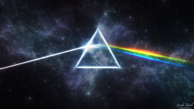 Dark side moon rainbow stars #4 free wallpaper for desktop - medium preview image