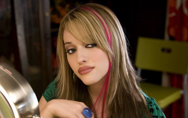 Woman long hair mirror button free wallpaper for desktop - medium preview image