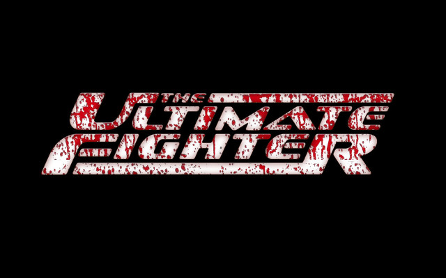 Ultimate fighter logo red white free wallpaper for desktop - medium preview image