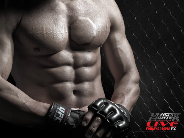Man glove chest chain link free wallpaper for desktop - medium preview image