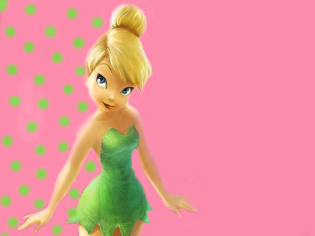 Blonde girl green dress pink free wallpaper for desktop - medium preview image