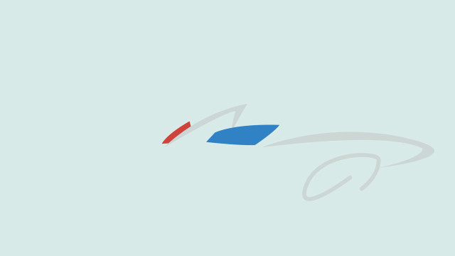 Blue red car minimalist vector free wallpaper for desktop - medium preview image