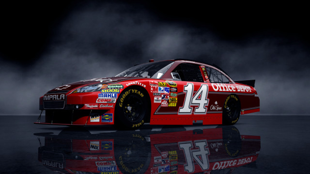 Red race car number smoke free wallpaper for desktop - medium preview image