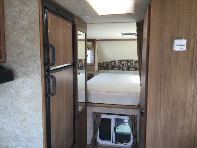 Bedroom bed refrigerator window open free wallpaper for desktop - medium preview image