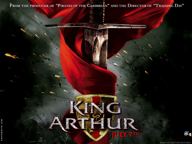 King arthur sword red cloak free wallpaper for desktop - medium preview image