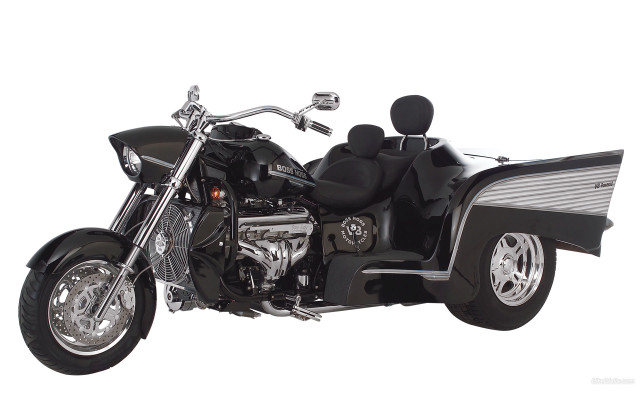 Black motorcycle sidecar white background free wallpaper for desktop - medium preview image