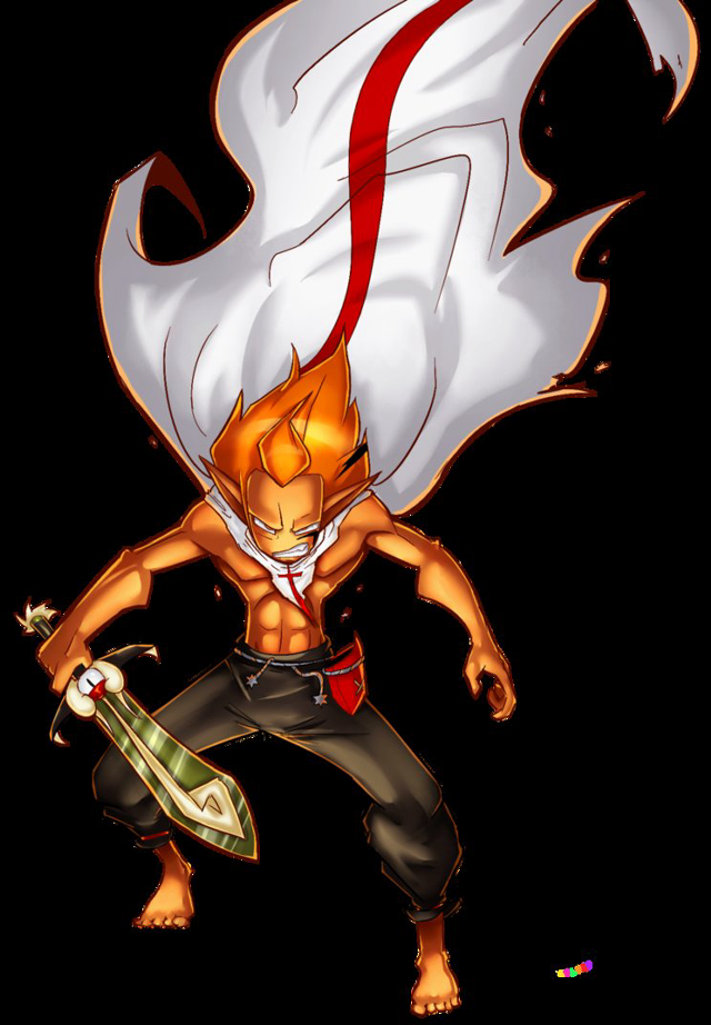 Cartoon red white tail skateboard free wallpaper for mobile - medium preview image