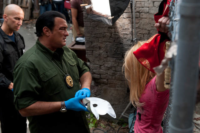 Man green shirt white mask free wallpaper for desktop - medium preview image