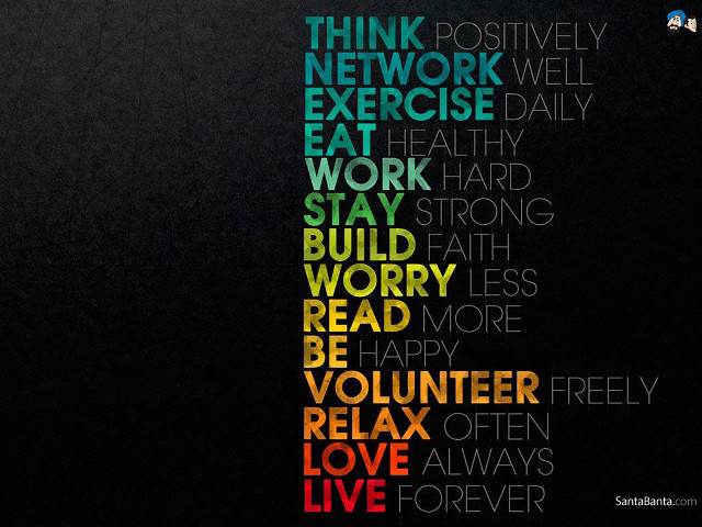 Think colorful word cloud black free wallpaper for desktop - medium preview image
