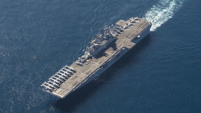 Large ship ocean boat water free wallpaper for desktop - medium preview image