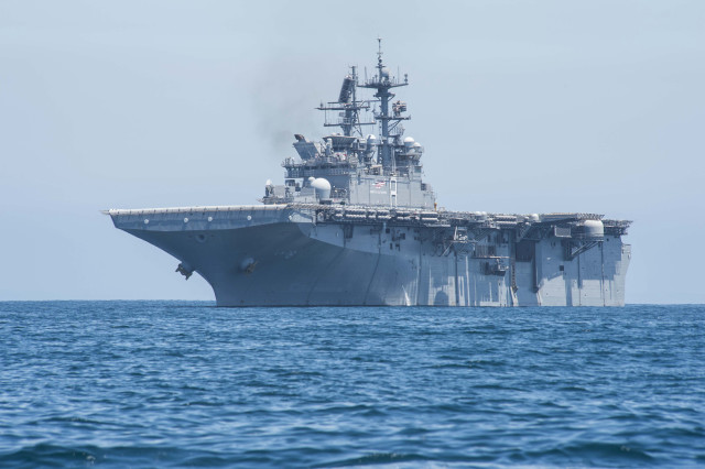 Large ship ocean smoke masts free wallpaper for desktop - medium preview image