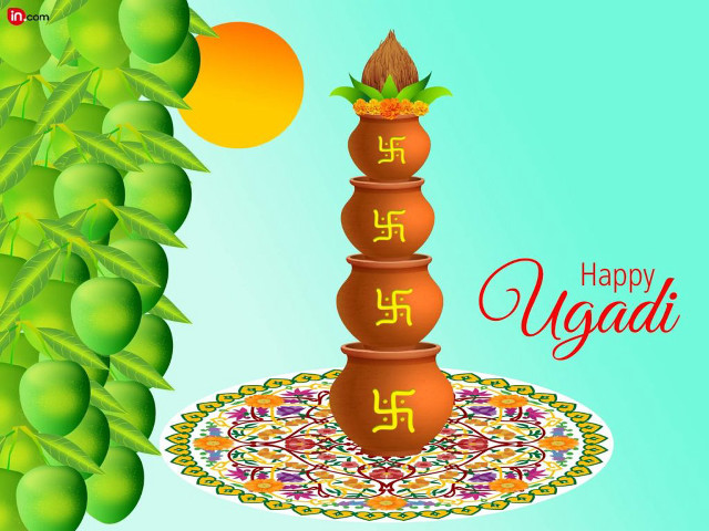 Happy vagadi vase flowers tablecloth free wallpaper for desktop - medium preview image