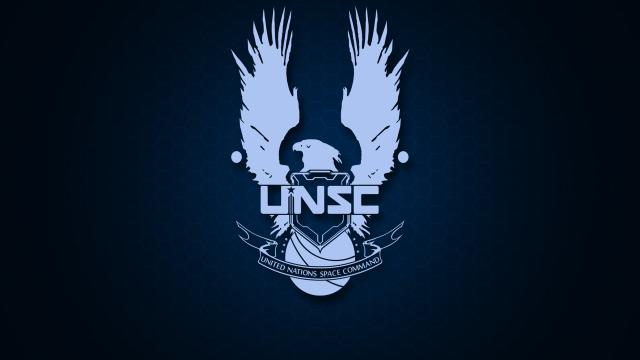 Blue white logo birds unsc free wallpaper for desktop - medium preview image