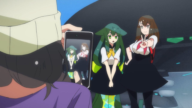 Taking selfie multiple girls neo free wallpaper for desktop - medium preview image