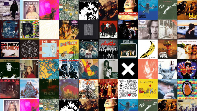 Album covers collage variety images free wallpaper for desktop - medium preview image