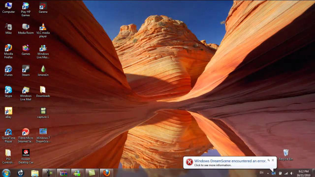 Computer screen reflection rock formation free wallpaper for desktop - medium preview image