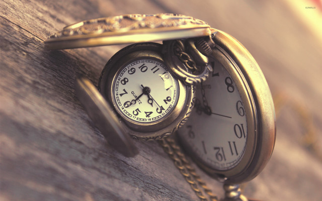 Pocket watch chain wooden surface free wallpaper for desktop - medium preview image