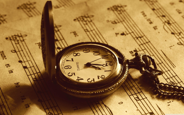 Pocket watch sheet music chain free wallpaper for desktop - medium preview image