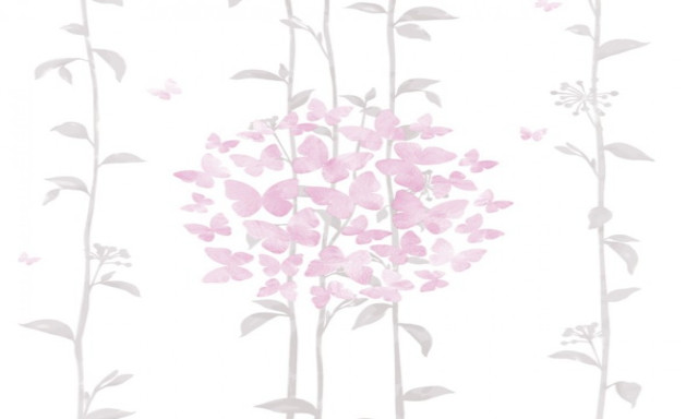 Pink flower leaves wallpaper white free wallpaper for desktop - medium preview image