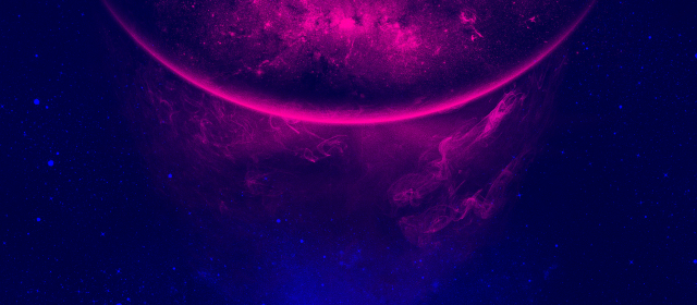 Red blue space large object free wallpaper for desktop - medium preview image