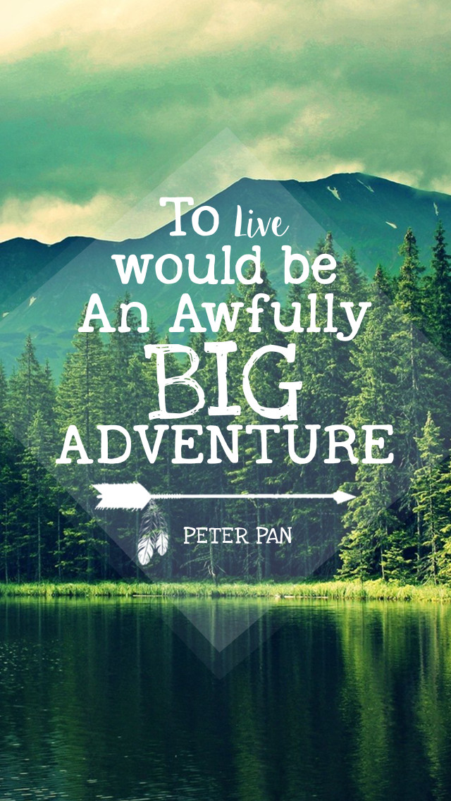 Quote lake mountain forest nature #2 free wallpaper for mobile - medium preview image