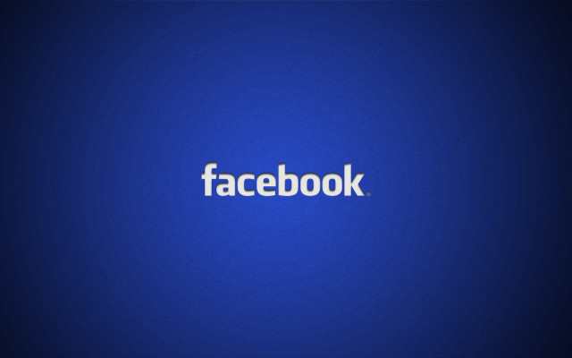 Facebook logo blue background yellow #3 free wallpaper for desktop - medium preview image