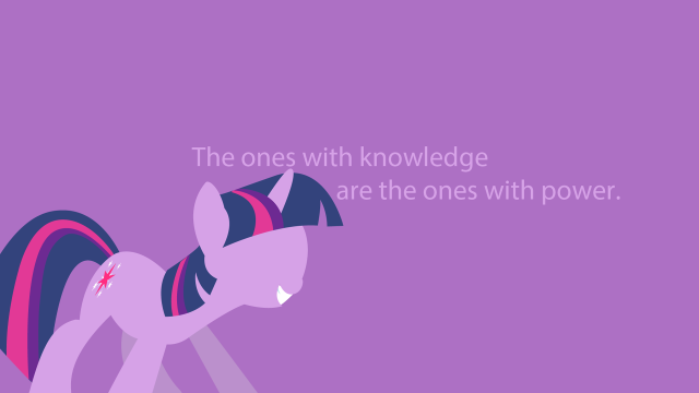 Pink pony purple quote knowledge free wallpaper for desktop - medium preview image