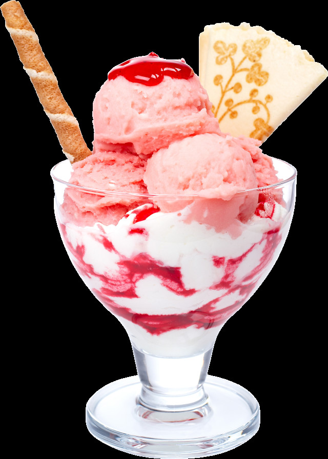 Ice cream bowl cookie spoon free wallpaper for mobile - medium preview image