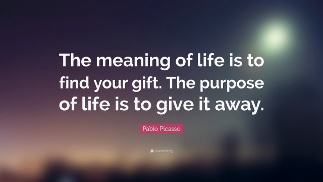 Meaning life gift purpose give free wallpaper for desktop - medium preview image