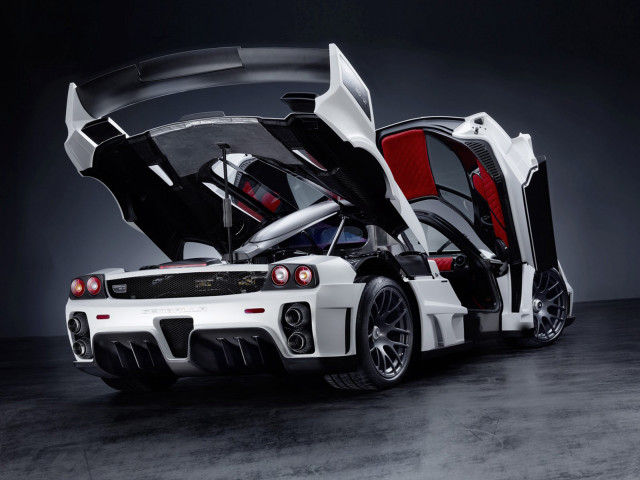 White sports car open doors #3 free wallpaper for desktop - medium preview image