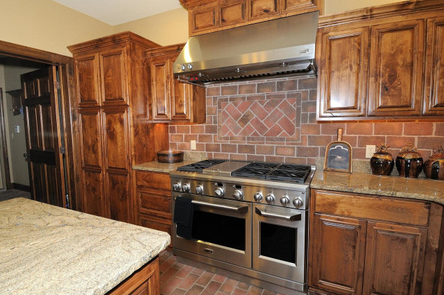 Kitchen stove sink countertop modern free wallpaper for desktop - medium preview image