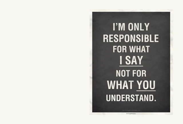 Black white poster quote responsible #2 free wallpaper for desktop - medium preview image