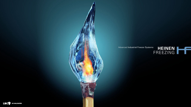 Blue yellow flame black background free wallpaper for desktop - medium preview image