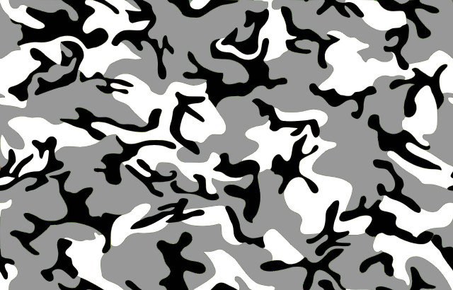 Camouflage black white pattern design free wallpaper for desktop - medium preview image