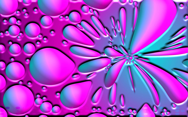 Pink blue abstract background bubbles free wallpaper for desktop - medium preview image
