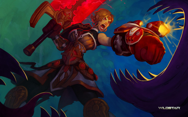 Cartoon character fire torch demon free wallpaper for desktop - medium preview image