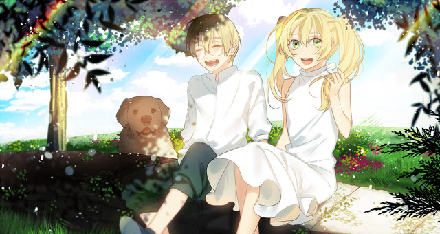 Couple bench park teddy bear free wallpaper for desktop - medium preview image