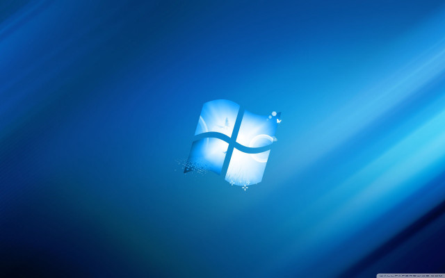 Blue window logo sky cloud free wallpaper for desktop - medium preview image