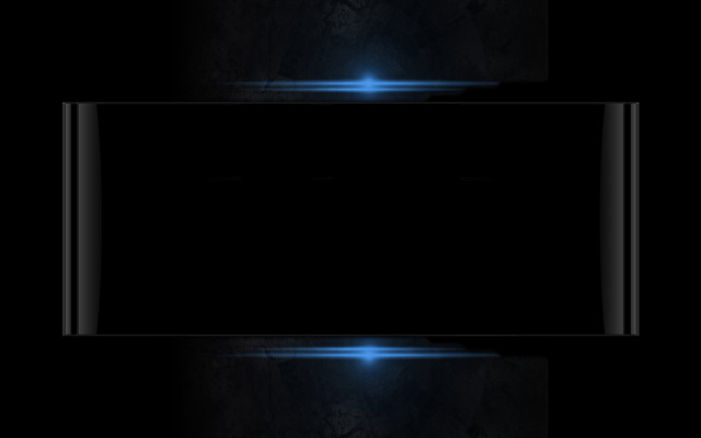 Black background blue light middle #2 free wallpaper for desktop - medium preview image