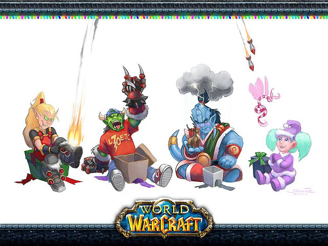 Cartoon characters group white surface free wallpaper for desktop - medium preview image