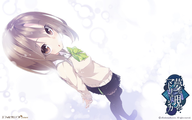 Girl bow tie white shirt free wallpaper for desktop - medium preview image