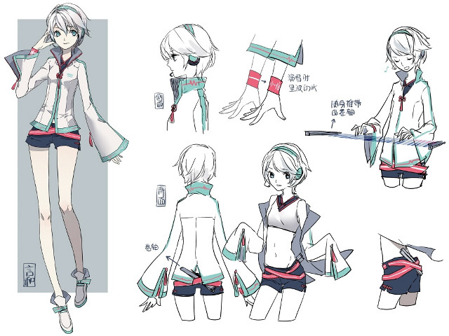 Girl sword girl skirt shirt free wallpaper for desktop - medium preview image