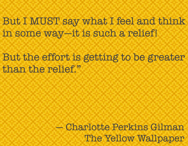 Yellow background charlotte perkins gilman free wallpaper for desktop - medium preview image